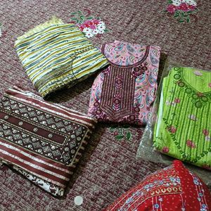 Pure Cotton Pakistani Suit Set