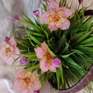 Floral Hair Clips