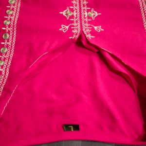 Pink Asymmetric Kurti