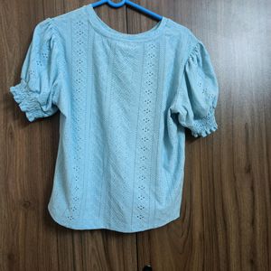 Sky Blue Colored Top