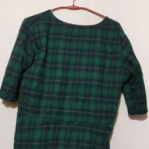 Dark Green Women Top