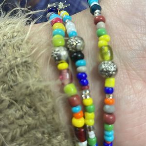 Three Multicoloured Bracelets