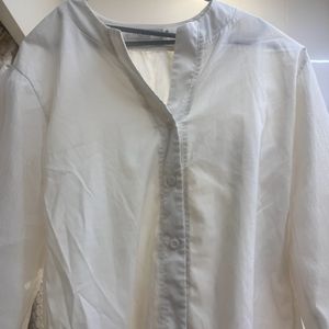 Pinterest Victorian Style Korean White Shirt