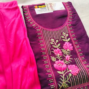 Unstitched Suit With Matching Dupatta [FRESH STOCK