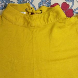 Yellow Crop Top