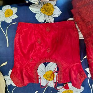 Red Lehenga