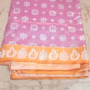 Double Shaded Saree With Blouse