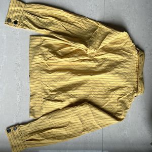 Yellow crop shirt