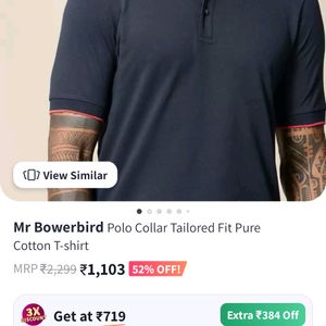 Mr Bowerbird Navy Polo Tshirt New With Tag