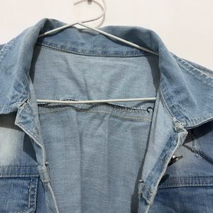 Ripped Denim Jacket