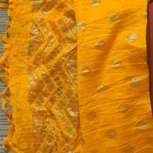 New Silk Blend Mustard Dupatta