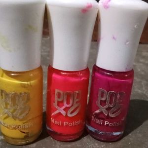 🚨Set Of 3 Nail Polish For Girls