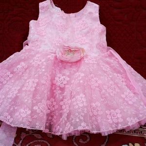 Beautyfull Pink Frock For Baby Girl 💕