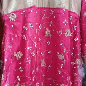 Net Material Fully Stitched Suit..