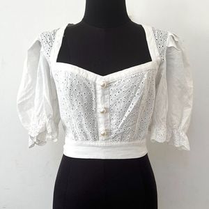 Zara White Top