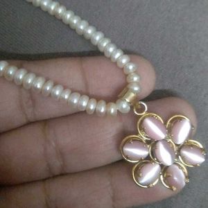 Original Pink Pearl Necklace Set