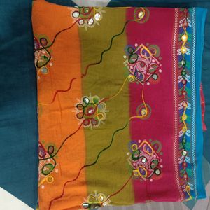 Multi Colour Cotton Dupatta