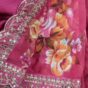 Georgettee Synthetic Saree