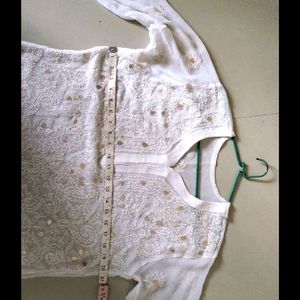 Gota Patti Chikankari Kurta