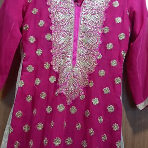 Pink Kurta Set