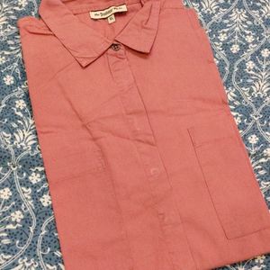 Roadster Life Half Sleeves Pink Shirt