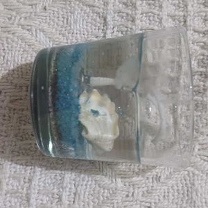 Ocean Theme Candle  /  Handmade