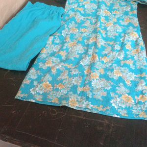 Plazo Pant Kurti Set