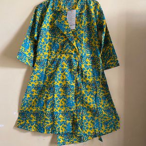 Green-yellow Co-ord Set For Women By Anouk