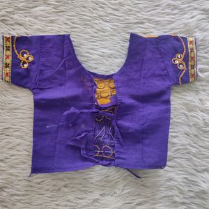 Cotton violet Skirt Set(Girls)