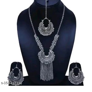 Oxidized Silver Jwellary Set