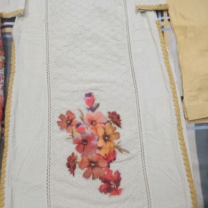 Chikankari Punjabi Suit With Dupatta