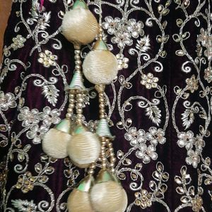 Party Wear Heavy Embroidered Lehga