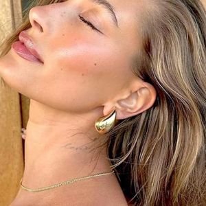 Teardrop Gold Earrings