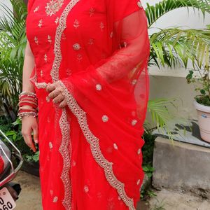 Sexy Blood Red Kurti With Detailed Work❤️❤️