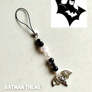 Batman Theme Phone Charm 🖤