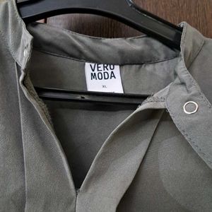 Vero Moda: Grey Formal Top