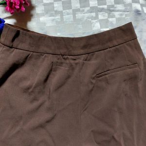 Brown Formal Pants