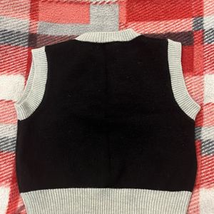 Black Sweater Vest