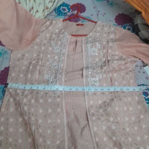 W Aline Kurta 16 Size No Side Slits