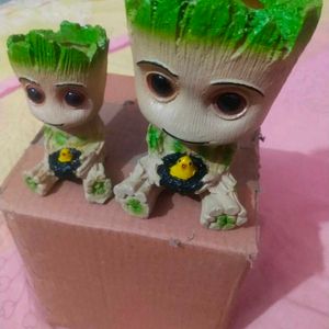 Groot Family Pack Of 2 For Home Decore