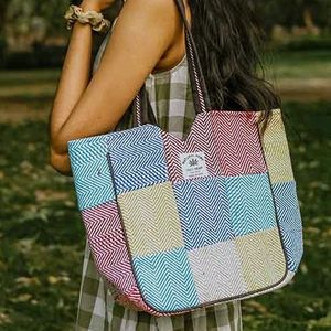 Multi colour shopping bag