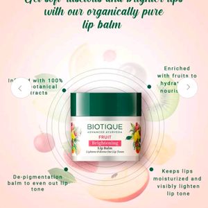 🔖Biotique Advance Ayurvedic Brightening Lip Balm