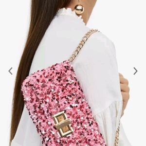 H&M Sequence Pink Sling Bag