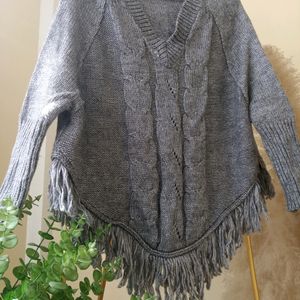 Grey knitted Sweater