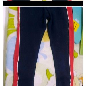 Westside Branded Girls Jeggings  With Red Stripe 9-10 YEARS