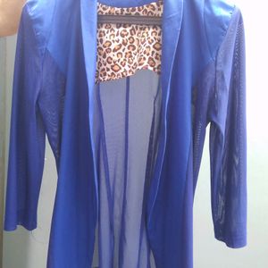 Feminine Blue Formal Shrug