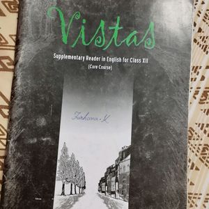 Vistas English Book Class 12