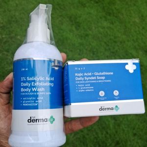 The Derma Co Combo Body Wash And Soap