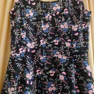 H & M Divided Floral Dress