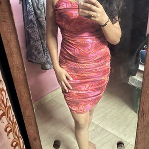 Abstract Bodycon Dress